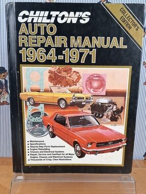 Chilton's 1964-1971 Collectors Edition Repair Car Manual Hard Bound Book